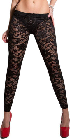 KouCla - Sexy collant - with lace LE19221 - E-string.gr