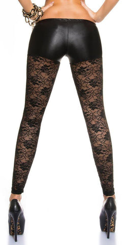 KouCla - Κολάν - Sexy Black collant LE50575 C-Black - E-string.gr