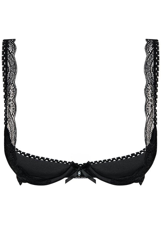 Obsessive - Γυναικείο σουτιέν - Obsessive Miamor Half Bra Μαύρο OB9851 - E-string.gr