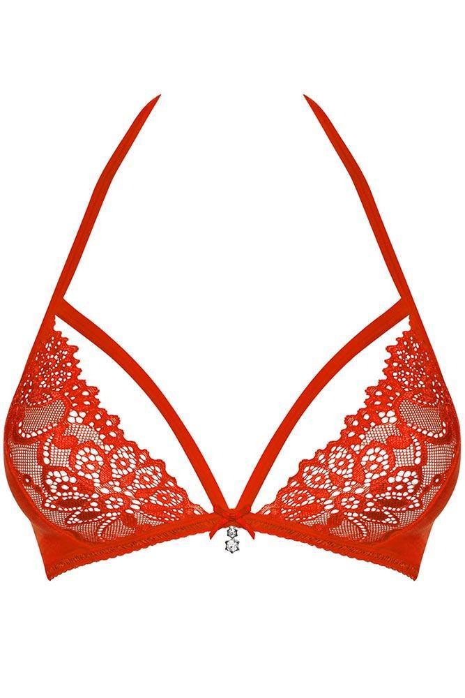 Obsessive - Γυναικείο σουτιέν - Obsessive 838 Bra Κόκκινο OB0450 - E-string.gr
