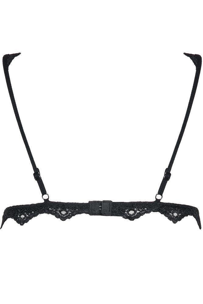 Obsessive - Γυναικείο σουτιέν - Obsessive Emperita Bra Μαύρο OB0498 - E-string.gr
