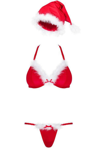 Obsessive - Γυναικεία στολή - Obsessive Santastic Set OB2898 - E-string.gr