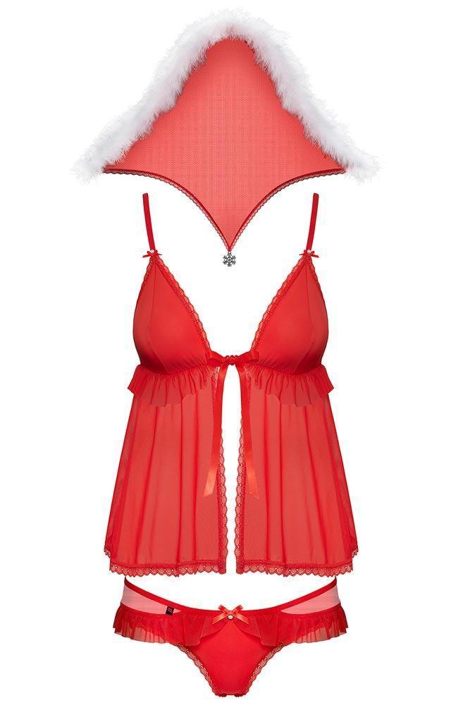 Obsessive - Γυναικεία στολή - 851-CST-3 costume 2 in 1 OB7443 - E-string.gr
