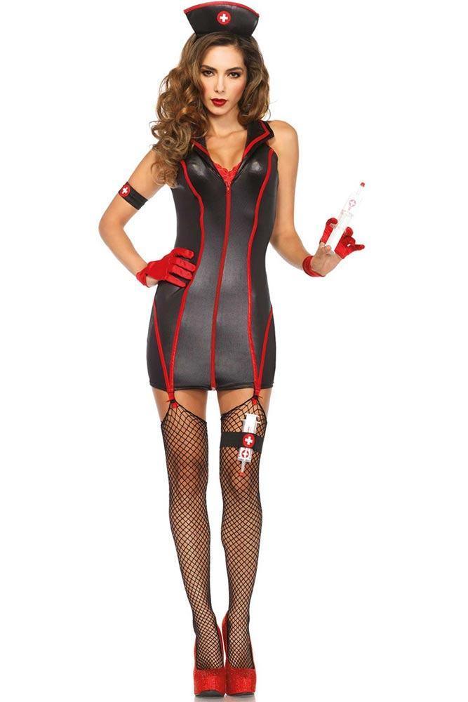 Leg Avenue - Γυναικεία στολή - Heart Stopping Nurse LO85402 - E-string.gr