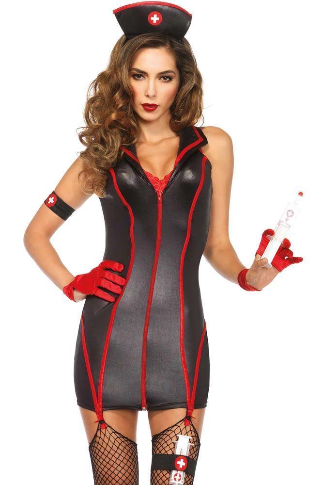 Leg Avenue - Γυναικεία στολή - Heart Stopping Nurse LO85402 - E-string.gr