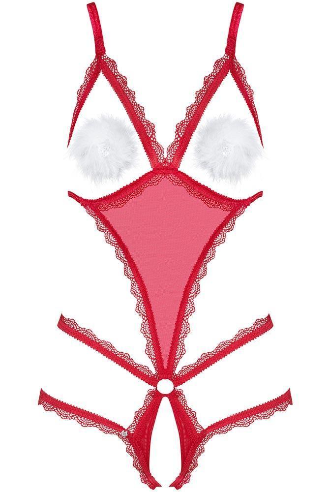 Obsessive - Γυναικείο κορμάκι στολή - Obsessive Merrynel costume κόκκινο OB3290 - E-string.gr
