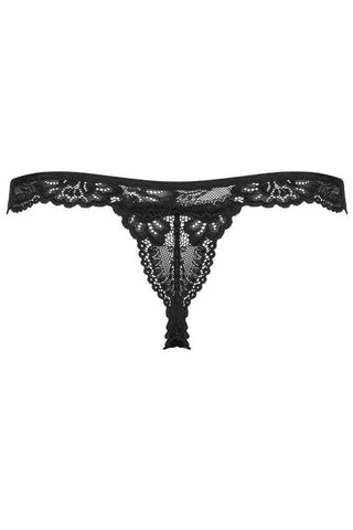 Obsessive - Στρινγκ μεγάλο μέγεθος - Obsessive 810 thong XXL Μαύρο OB5561 - E-string.gr