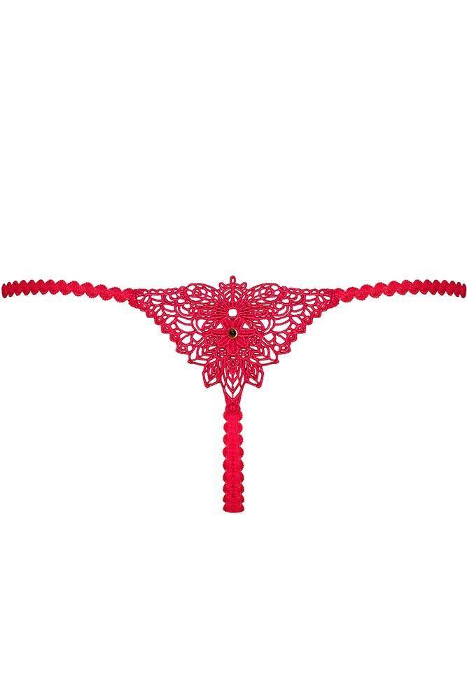 Obsessive - Γυναικείο εσώρουχο - Obssesive Hetea thong Κόκκινο OB4397 - E-string.gr