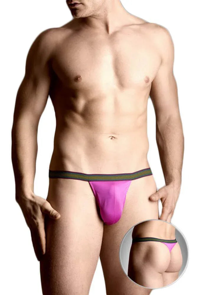 Softland - Ανδρικό εσώρουχο - MICRO THONG PINK SFT4496 - E-string.gr