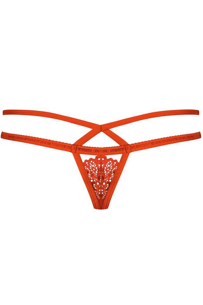 Obsessive - Κόκκινο Εσώρουχο - Obsessive 838 thong Κόκκινο OB6750 - E-string.gr