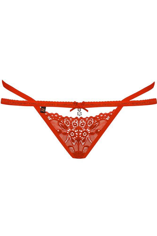 Obsessive - Κόκκινο Εσώρουχο - Obsessive 838 thong Κόκκινο OB6750 - E-string.gr