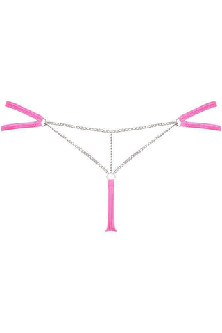 Obsessive - Γυναικείο εσώρουχο - Obssesive Chainty thong Ροζ OB1975 - E-string.gr