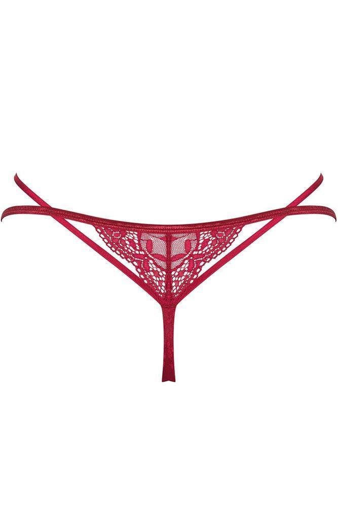 Obsessive - Γυναικείο εσώρουχο - Obssesive Ivetta thong Κόκκινο OB9392 - E-string.gr