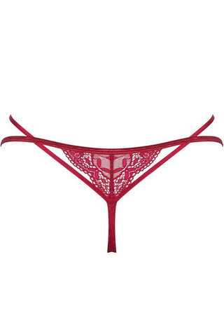 Obsessive - Γυναικείο εσώρουχο - Obssesive Ivetta thong Κόκκινο OB9392 - E-string.gr