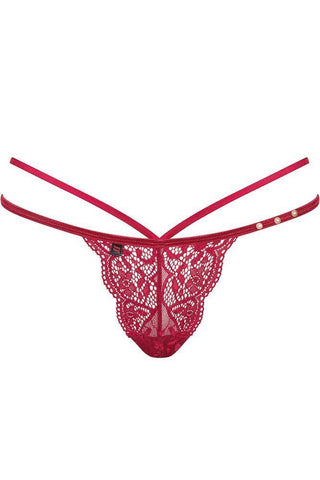 Obsessive - Γυναικείο εσώρουχο - Obssesive Ivetta thong Κόκκινο OB9392 - E-string.gr