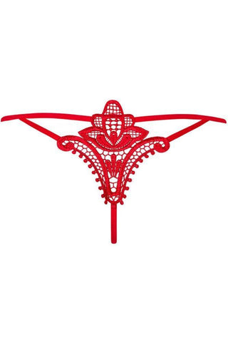 Obsessive - Γυναικείο εσώρουχο - OBSESSIVE LUIZA THONG RED OB6915 - E-string.gr