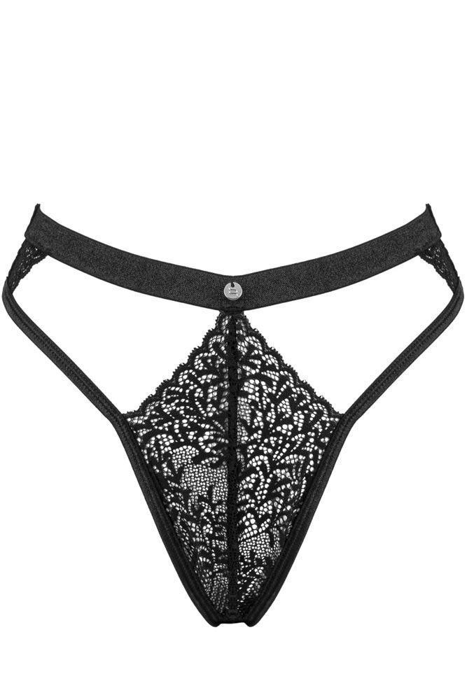 Obsessive - Γυναικείο εσώρουχο - Obssesive Yaskana thong Μαύρο OB7038 - E-string.gr