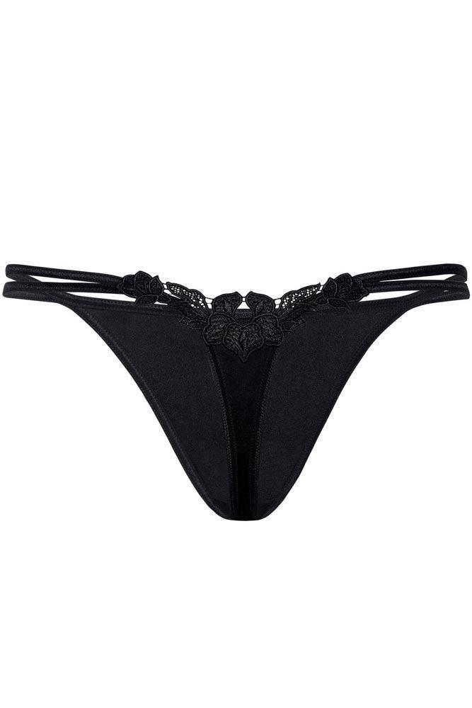 Roza - Εσώρουχο - Roza Agnez String Μαύρο RZ10030 - E-string.gr