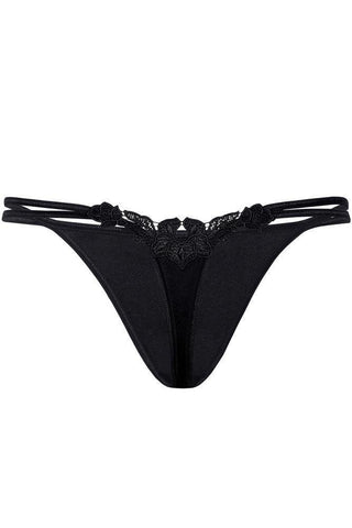 Roza - Εσώρουχο - Roza Agnez String Μαύρο RZ10030 - E-string.gr