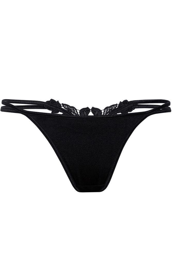 Roza - Εσώρουχο - Roza Agnez String Μαύρο RZ10030 - E-string.gr