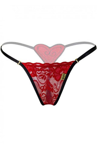 Sensualle Lingerie - Γυναικείο εσώρουχο - Sensualle Tanga Amorosa Red SL0241 - E-string.gr
